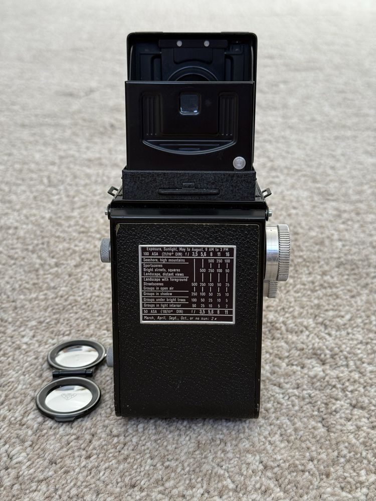 Rolleicord ІV Xenar 75mm f3.5 1953 року, середній формат