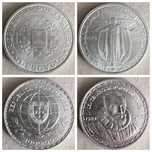 Moedas prata 250 e 1000$00
