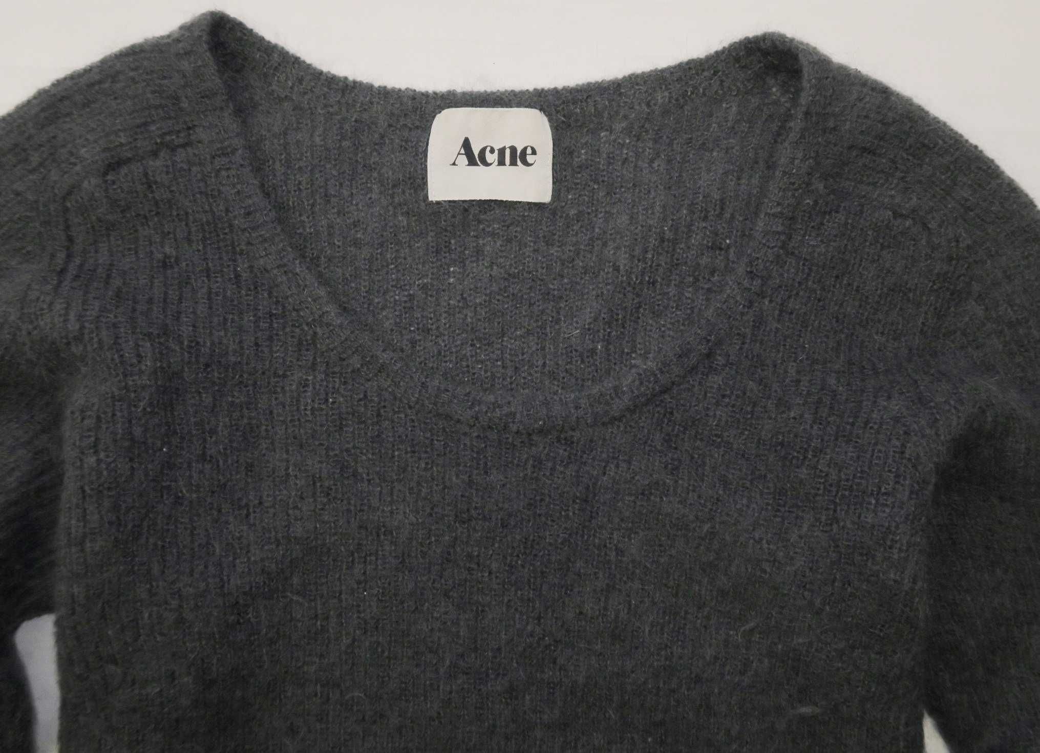 Acne Studios sweter moherowy z wełną długi damski M