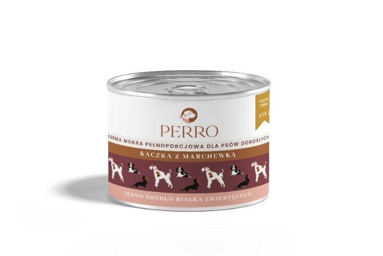 3 x Perro karma mokra kaczka z marchewką