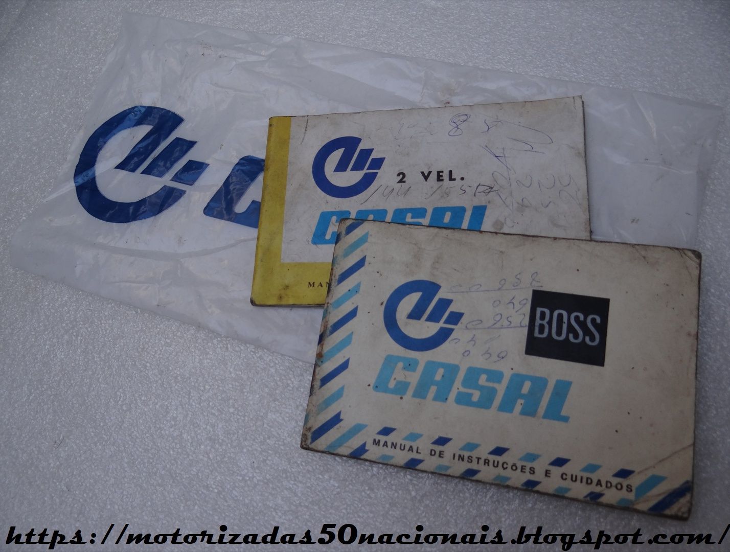 Manuais de Instruções e Cuidados p/ Motores Casal de 2v e Casal Boss