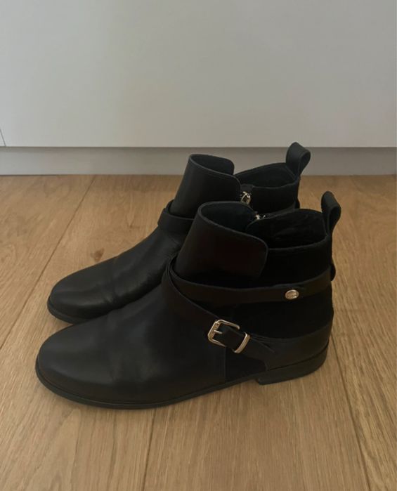 Tommy Hilfiger sztyblety skórzane Diana 8C