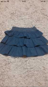 Spódniczka/Spódnica dziewczęca niebieska 122