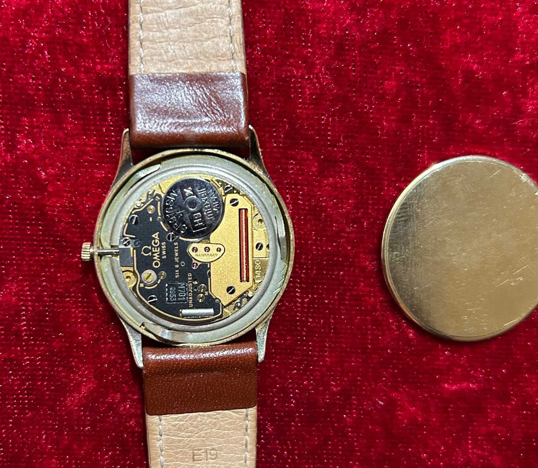 Złoty zegarek omega seamaster 18k