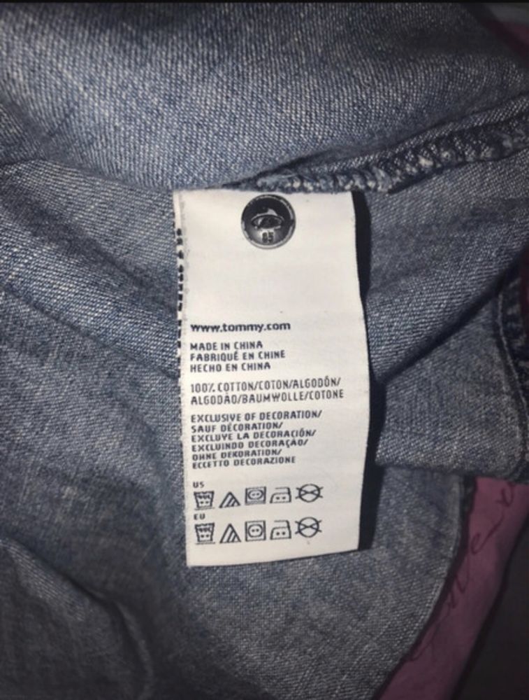 tommy hilfiger koszula jeans damska meska unisex denim