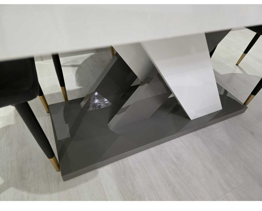 Stół rozkładany Xenon Lux 160–256 cm, STAN IDEALNY + GRATIS NOWY BLAT!