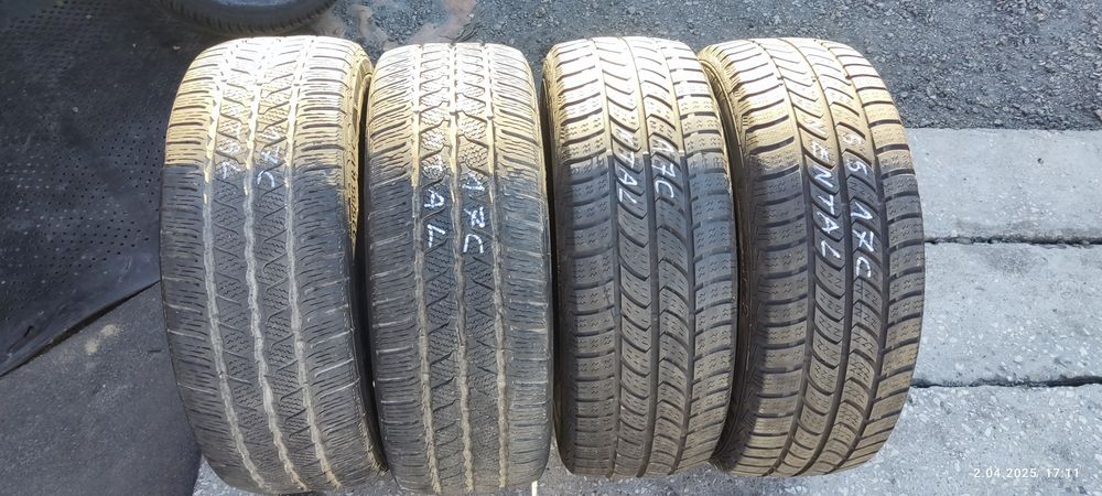Opony zimowe Continental 225/55 R17 C wzmacniane do busów, 4szt