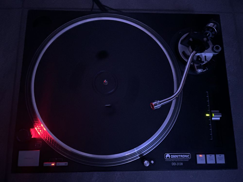 (Gwarancja)CUSTOM  Gramofon Omnitronic dd-3120 direct drive naped bezp