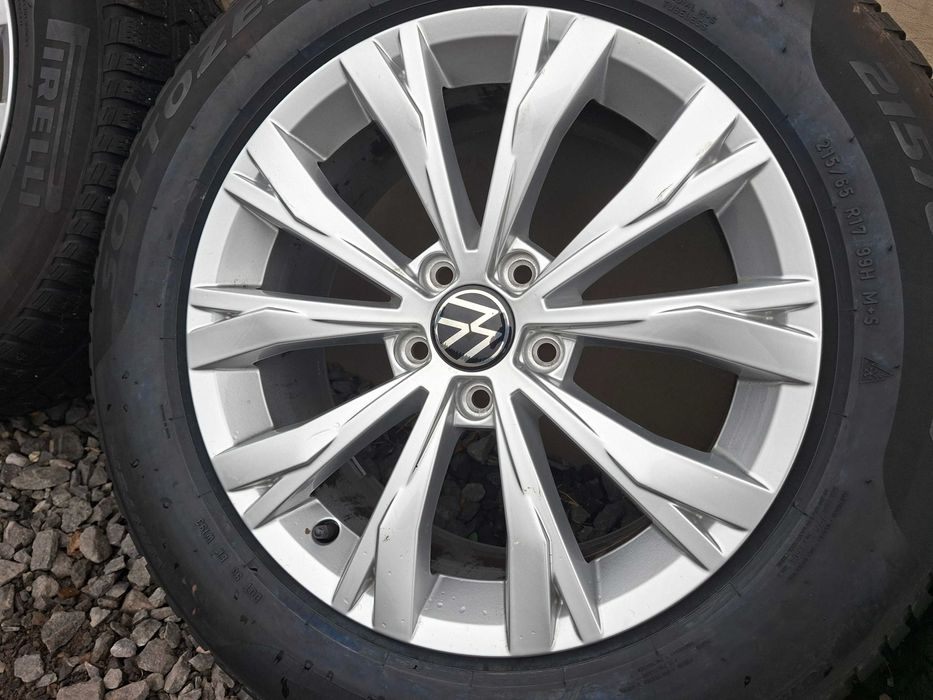 K31 KOŁA ZIMOWE,ALUFELGI 17 5x112 ORYGINAŁ VW Tiguan,Kodiaq,Tarraco,Q3