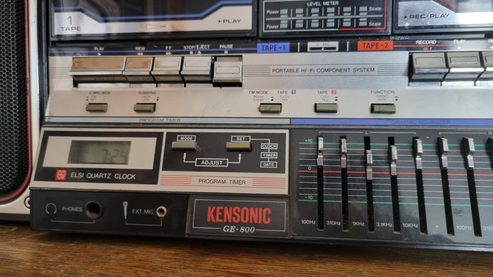 Boombox vintage Kensonic GE-800
