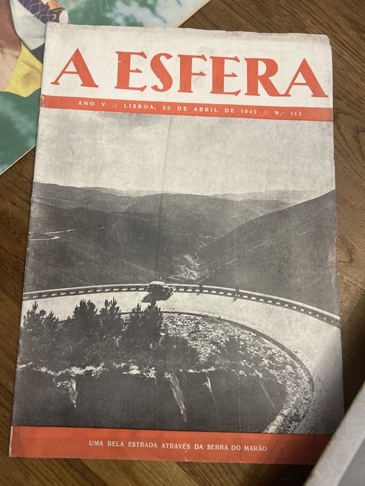 Revistas A Esfera de 1944, 1945.. antigas Salazar Estado Novo Guerra