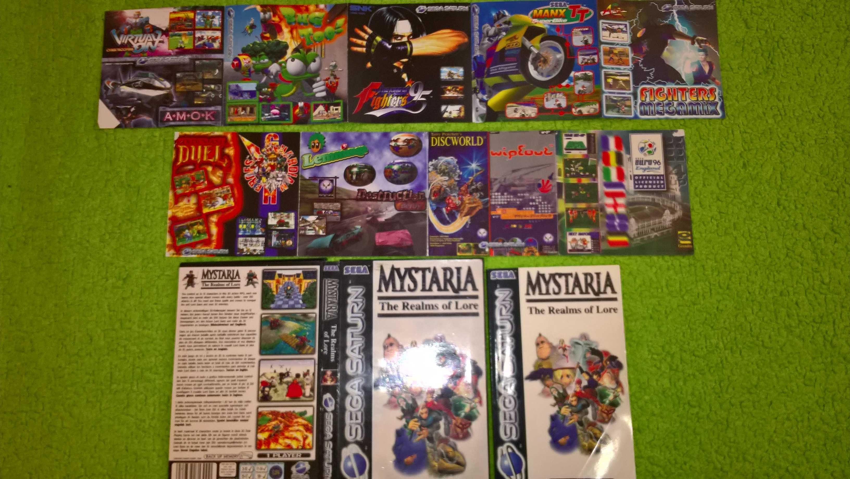 Mystaria Sega Saturn opakowanie bez gry
