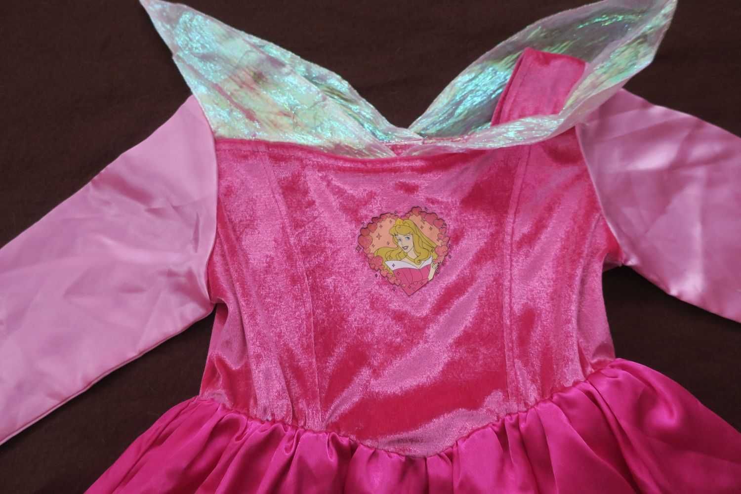 Sukienka karnawałowa księżniczka Aurora Disney r 116, 5-6 strój Aurora
