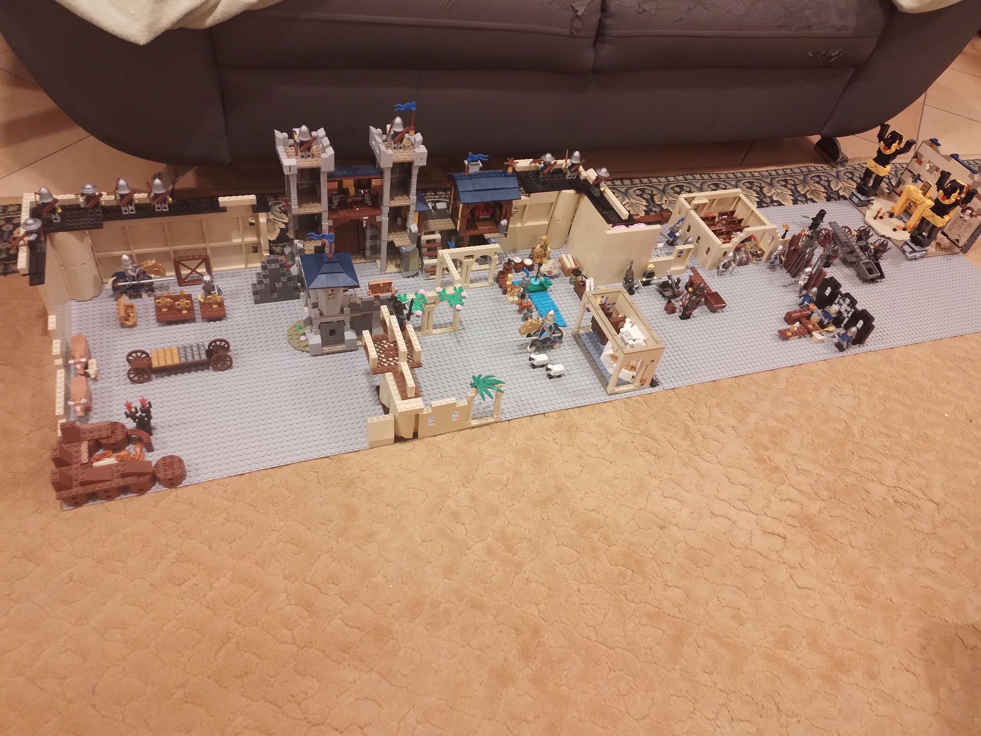 Zamek Lego Akka mojego autorstwa - krzyżowcy