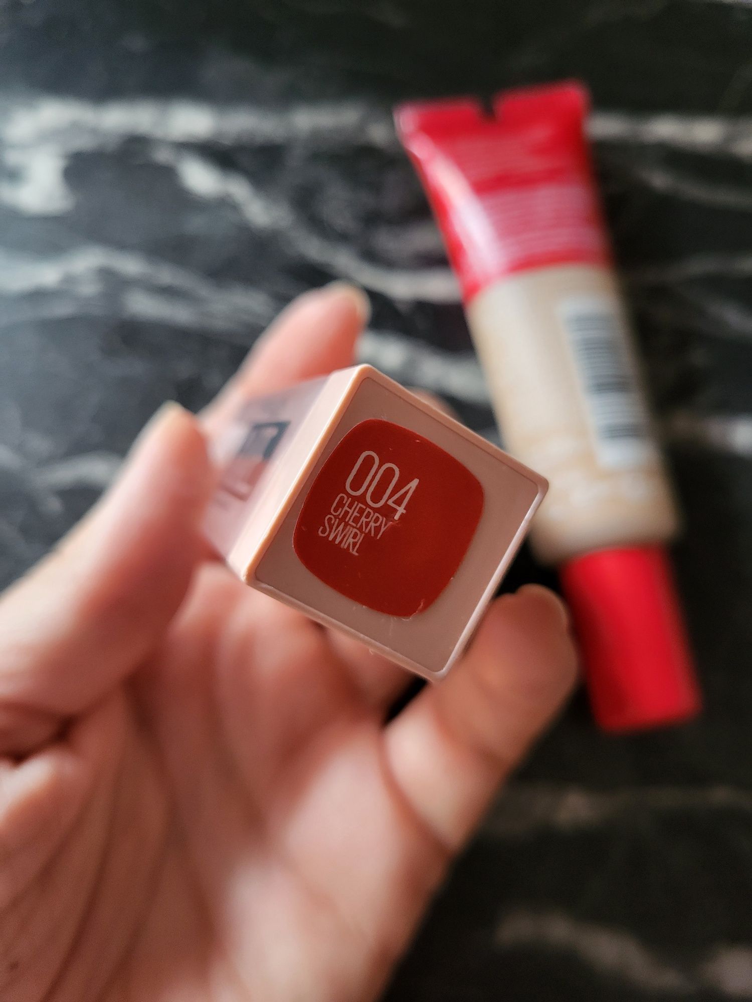 Pomadka maybelline,  krem bourjois