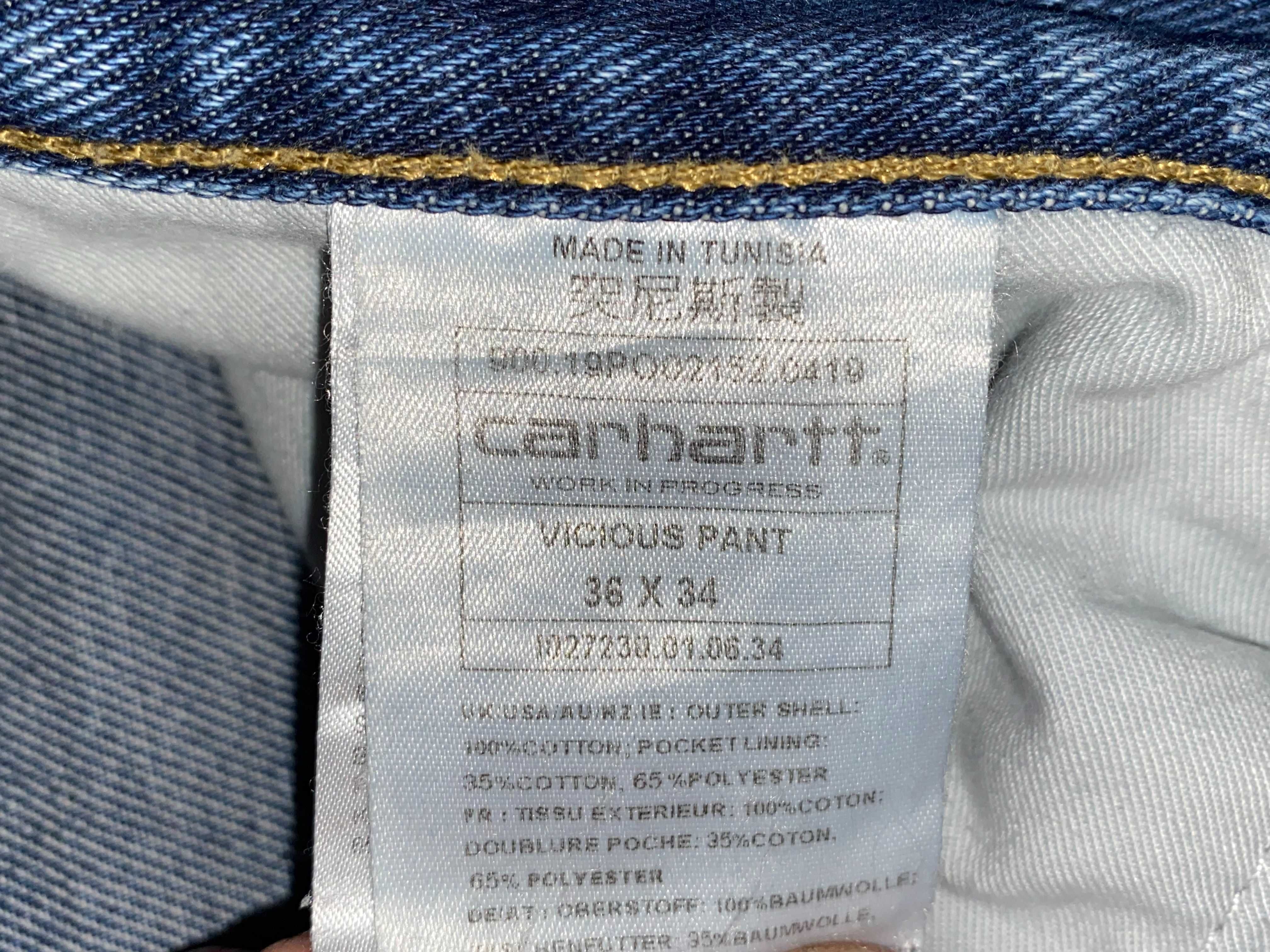 Джинси Carhartt 36*34 Оригінал прямі класичні Стан відмінний