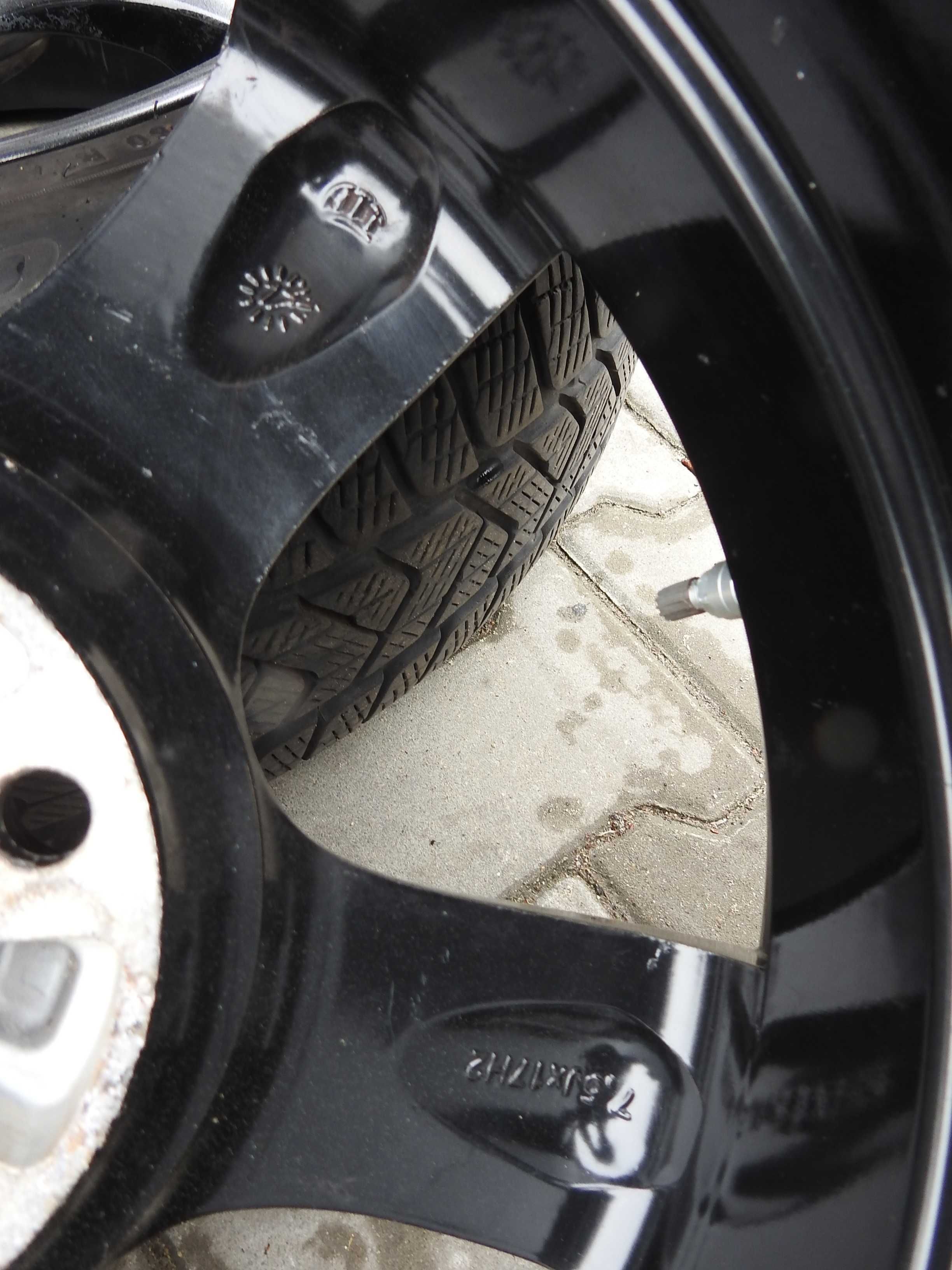 4x ALU ATT 17'' 5x114,3 7,5J ET 50  DO HYUNDAI + TPMS czarno srebrne !