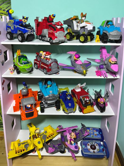 База Щенячий патруль фігурки з машинками всі герої