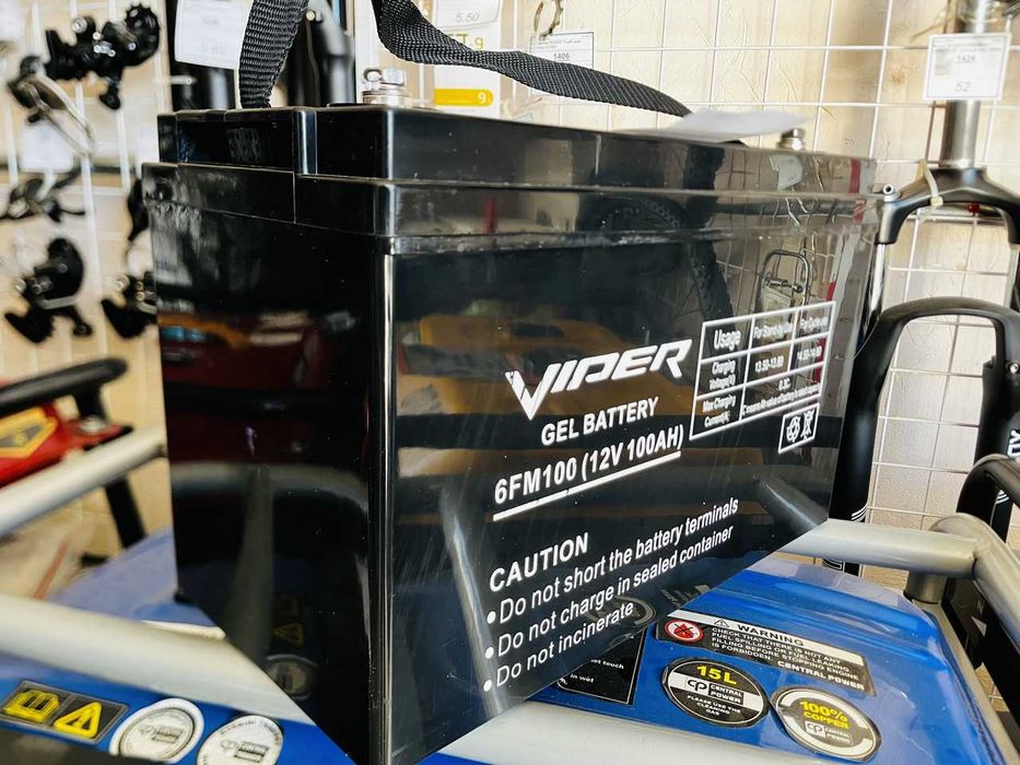 Гелевый аккумулятор Viper 6FM200 12V 200Ah Гелиевый АКБ 100/200Ah