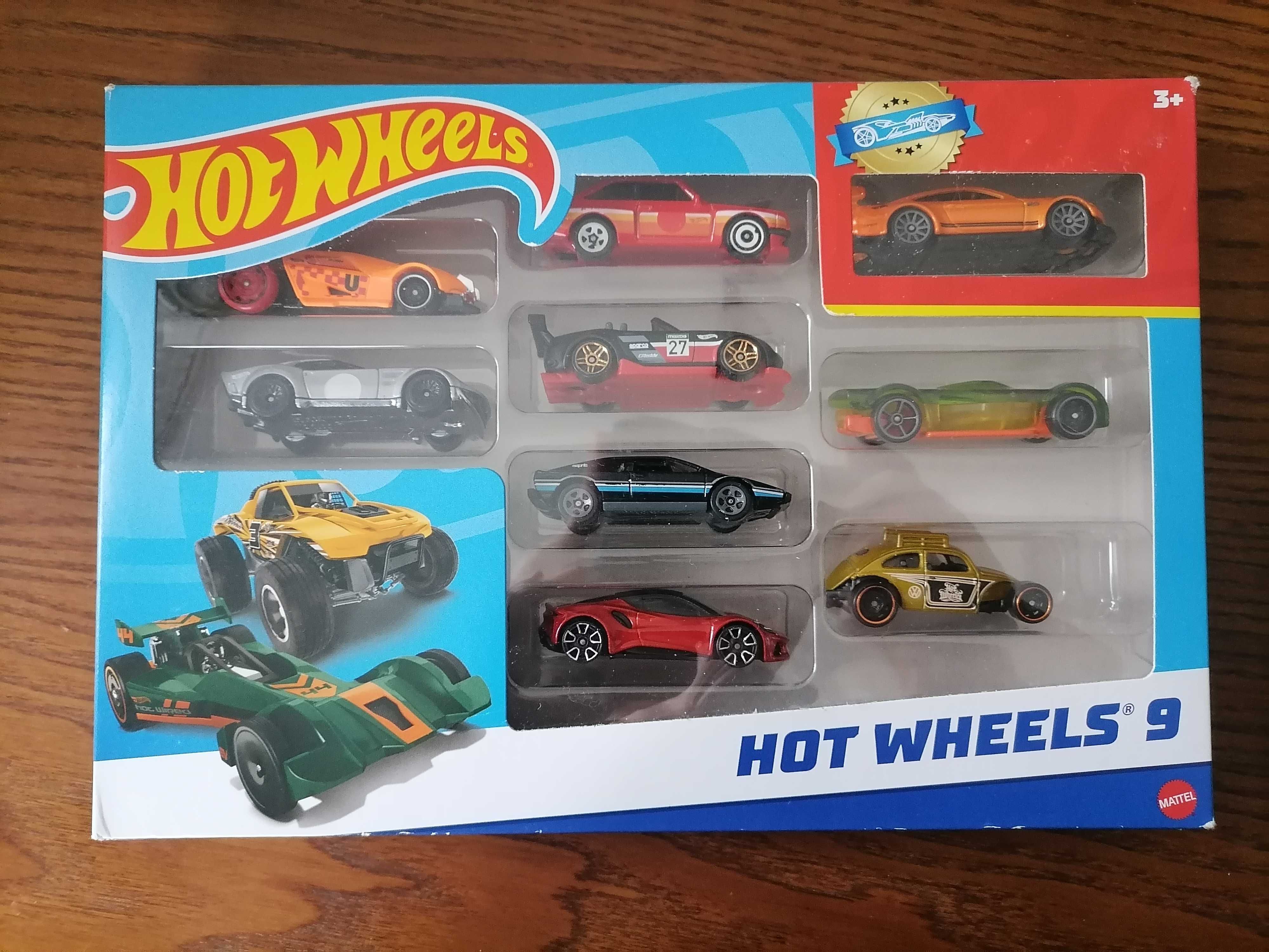 Zestaw samochodików Hot Wheels 9