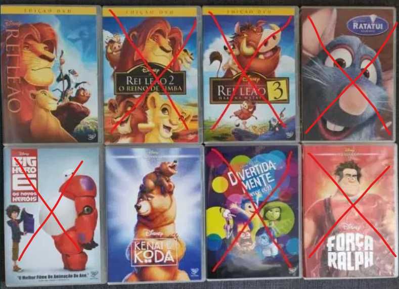 Filmes Disney em Bom Estado