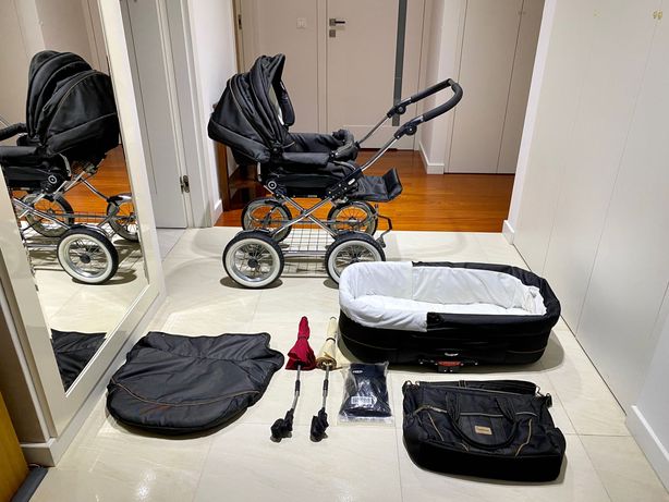 Szwedzki wózek dziecięcy Emmaljunga 2 w 1 plus gratisy