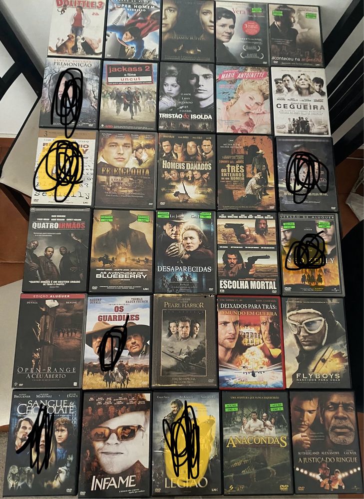 Filmes originais variados