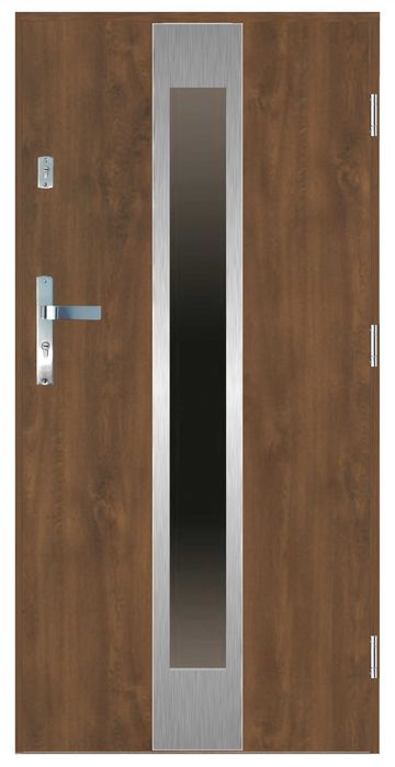Drzwi wejściowe zewnętrzne 55 LI-04 2 kolory 80/90 L LUB P