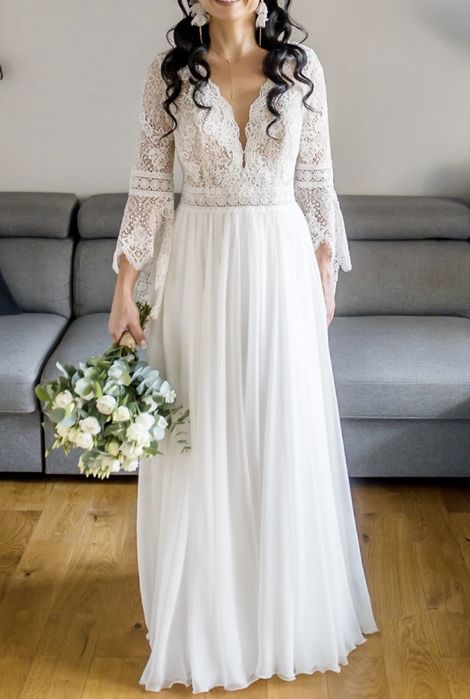 Suknia ślubna Ganselma Boho