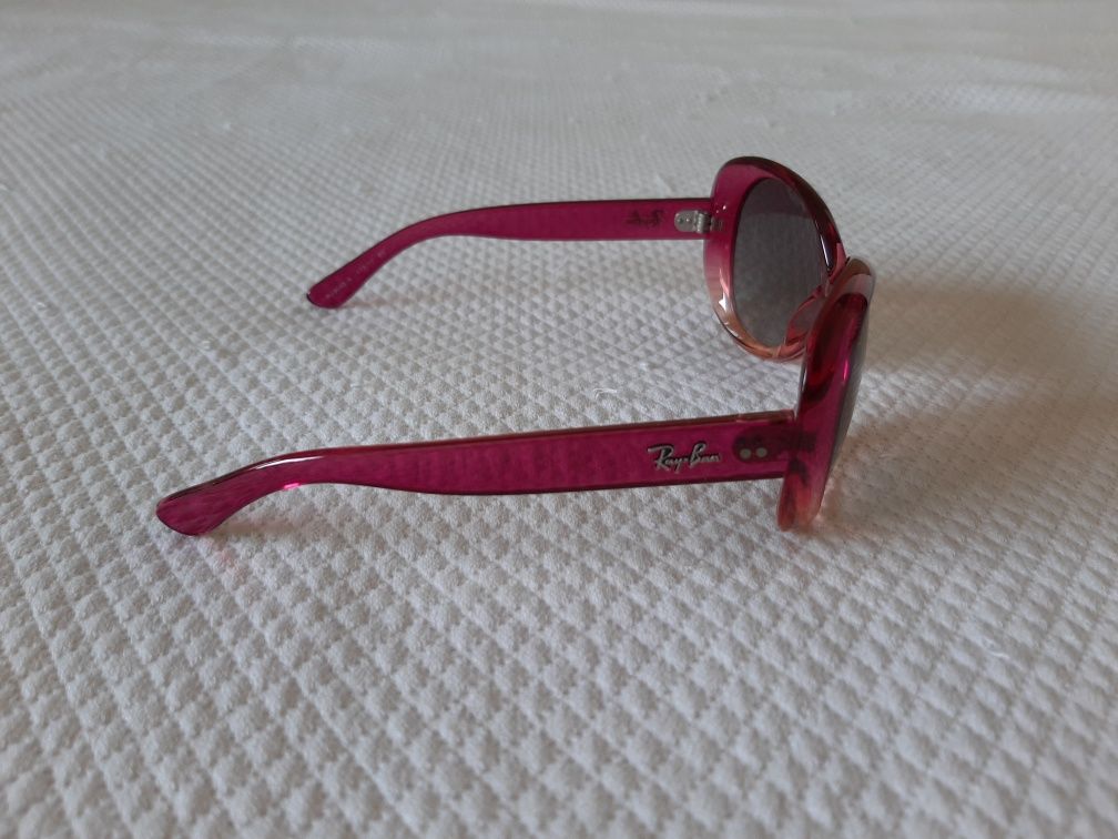 Óculos de sol Ray-ban criança degradê rosa/laranja