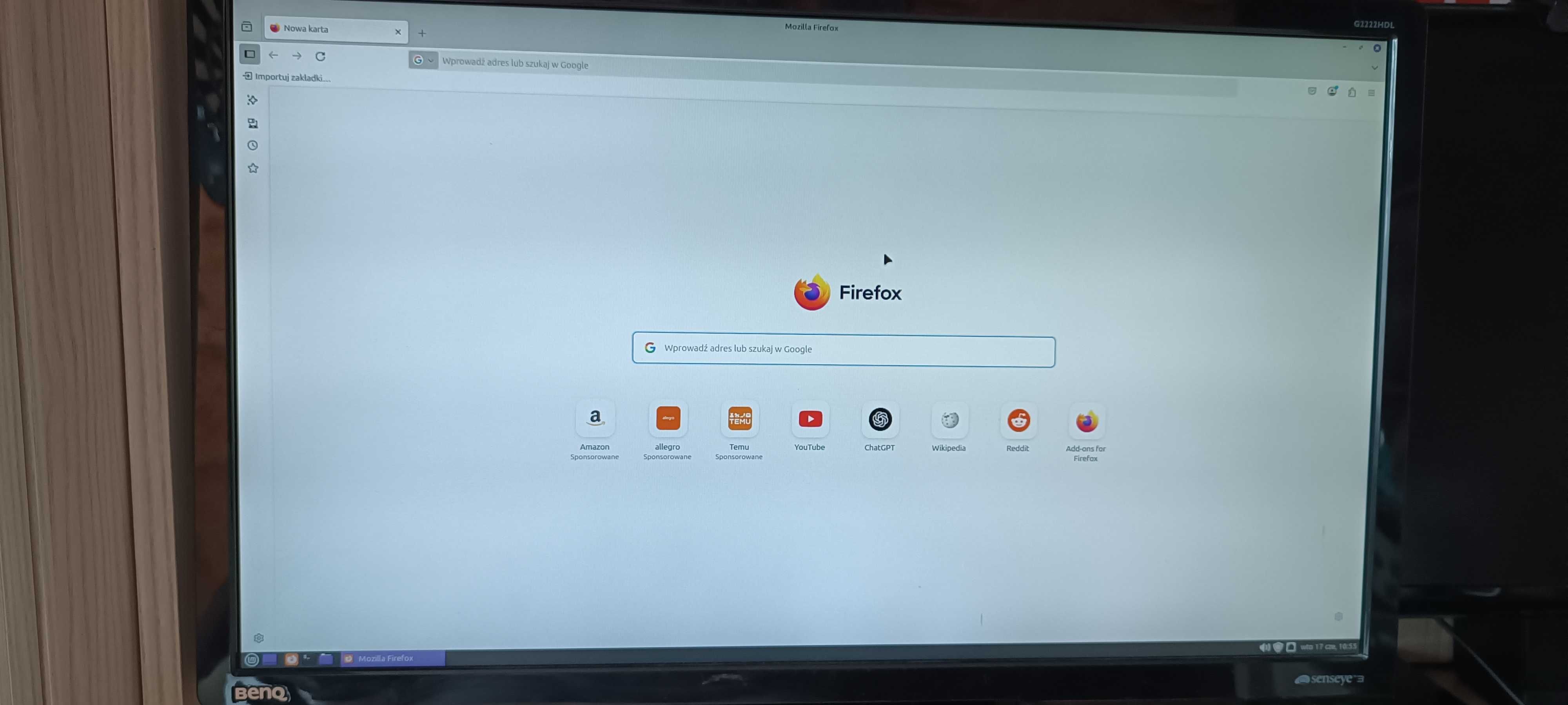 Komputer stacjonarny + monitor do nauki/pracy