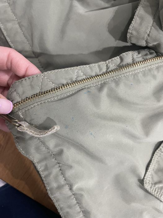 Kurtka parka ocieplana H&M khaki 122