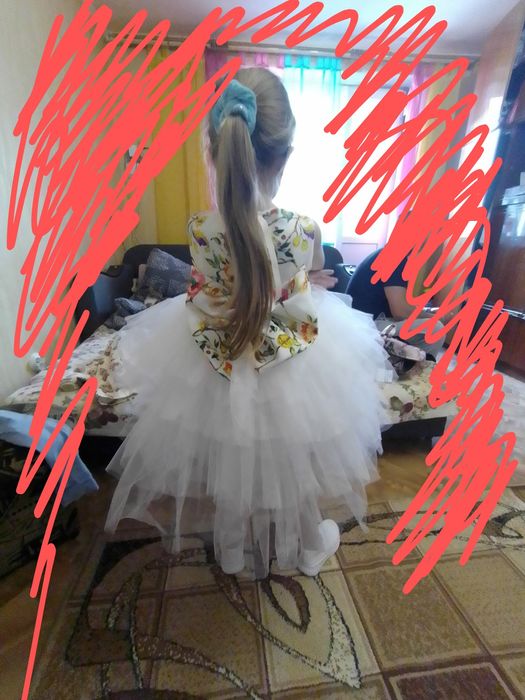 Народное пышное платье