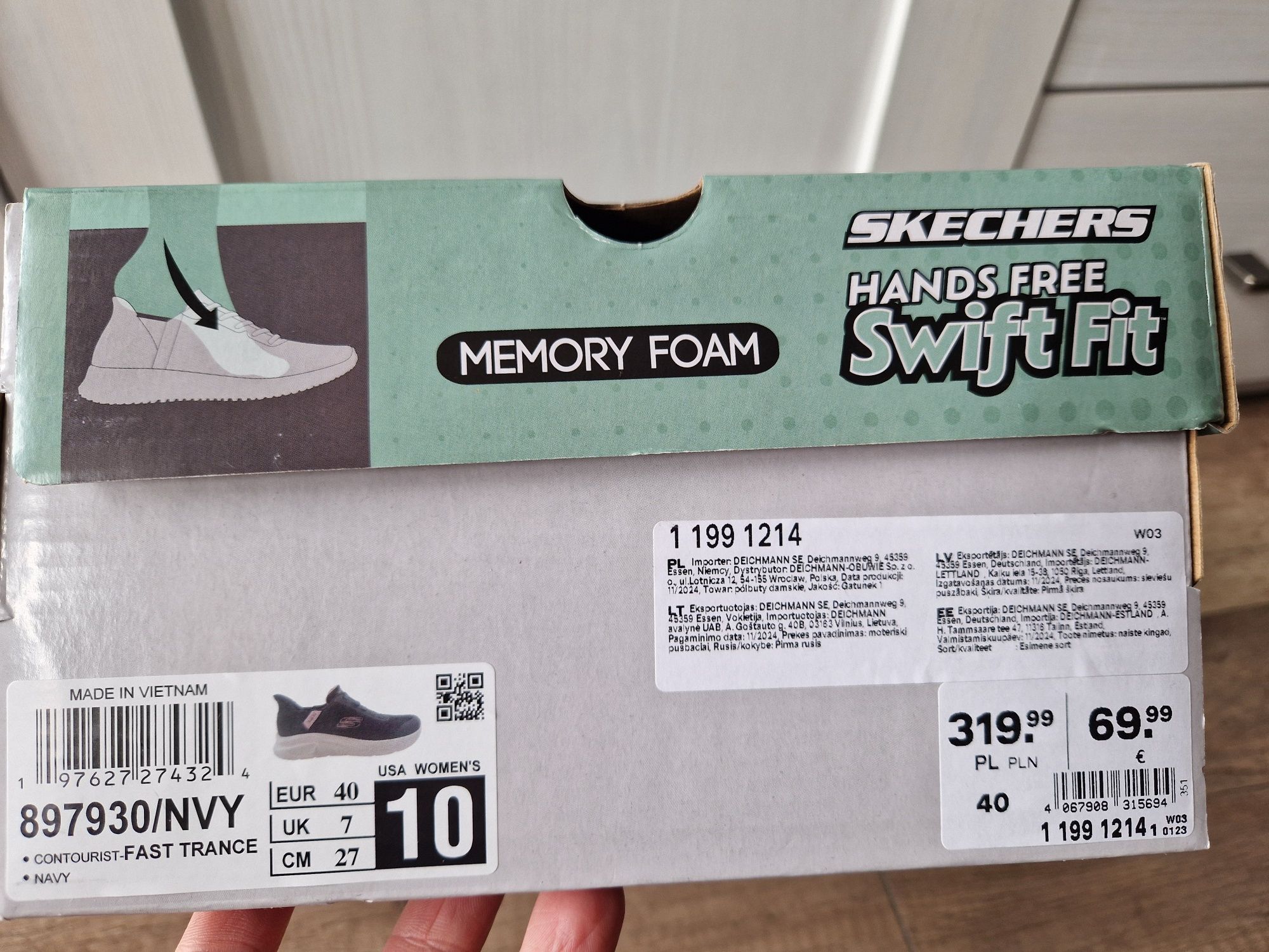 Nowe skechers Swift Fit r. 40