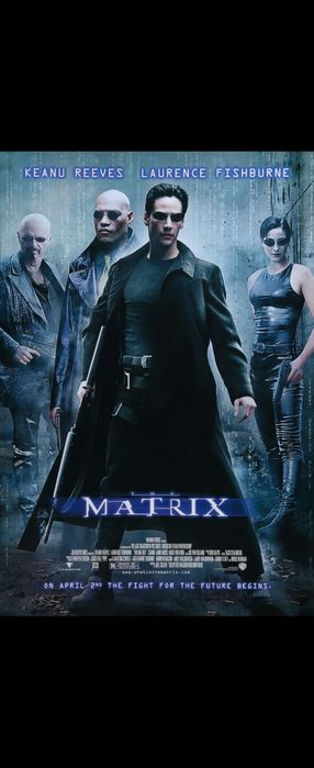 Plakaty: Matrix, Pulp Fiction, Django, Fight Club - 60x90 cm