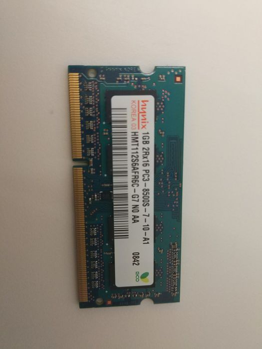 Memória ddr3 1gb