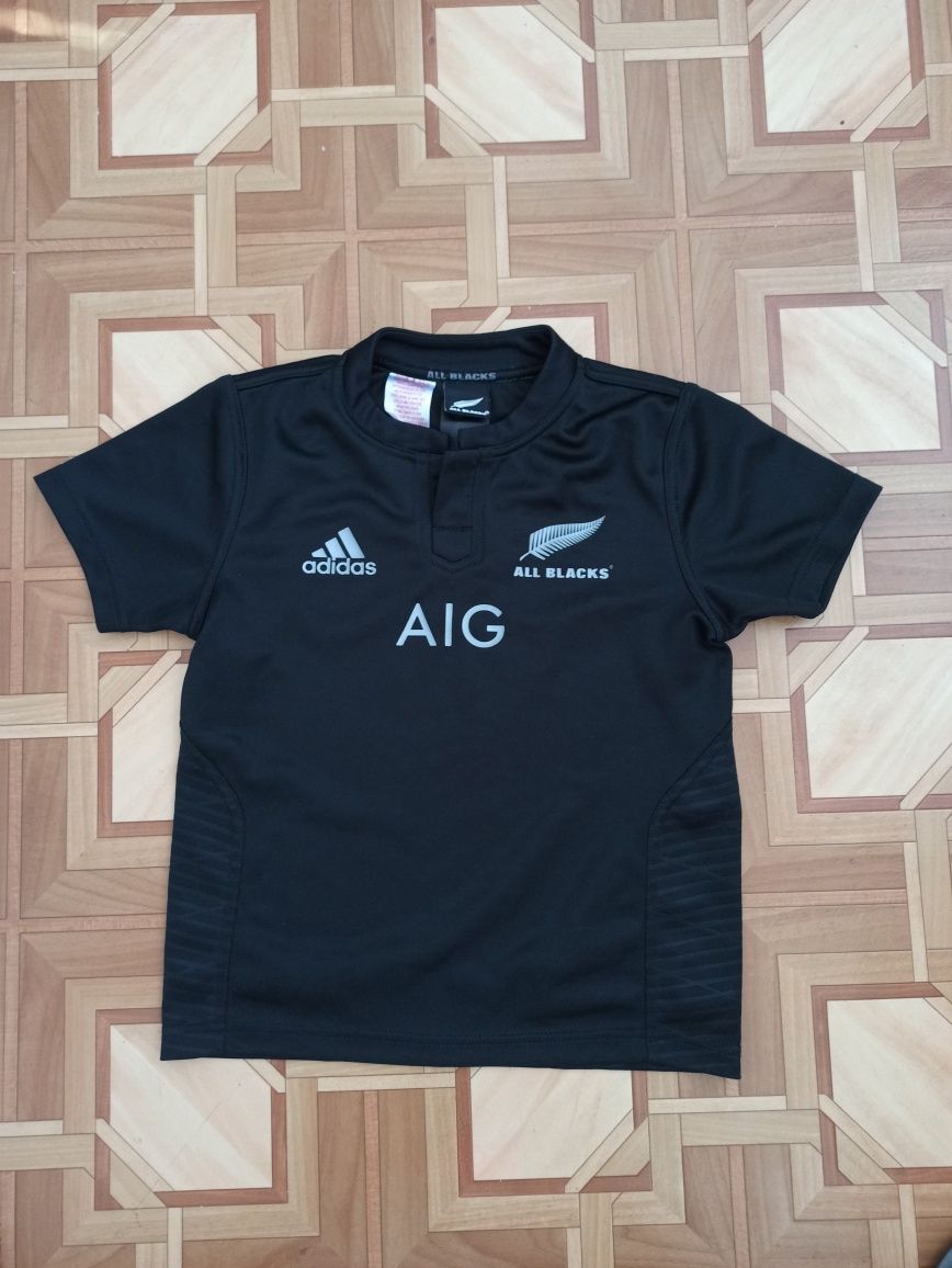 Оригинальная футболка регбийка Adidas ALL BLACKS