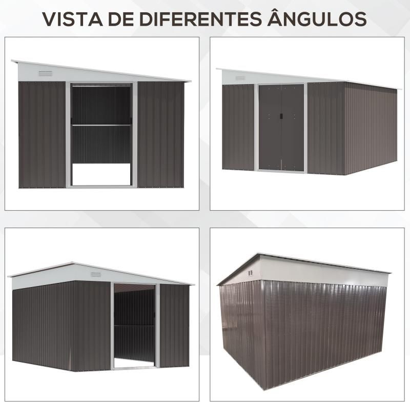 Abrigo de Jardim 280x345x201 cm