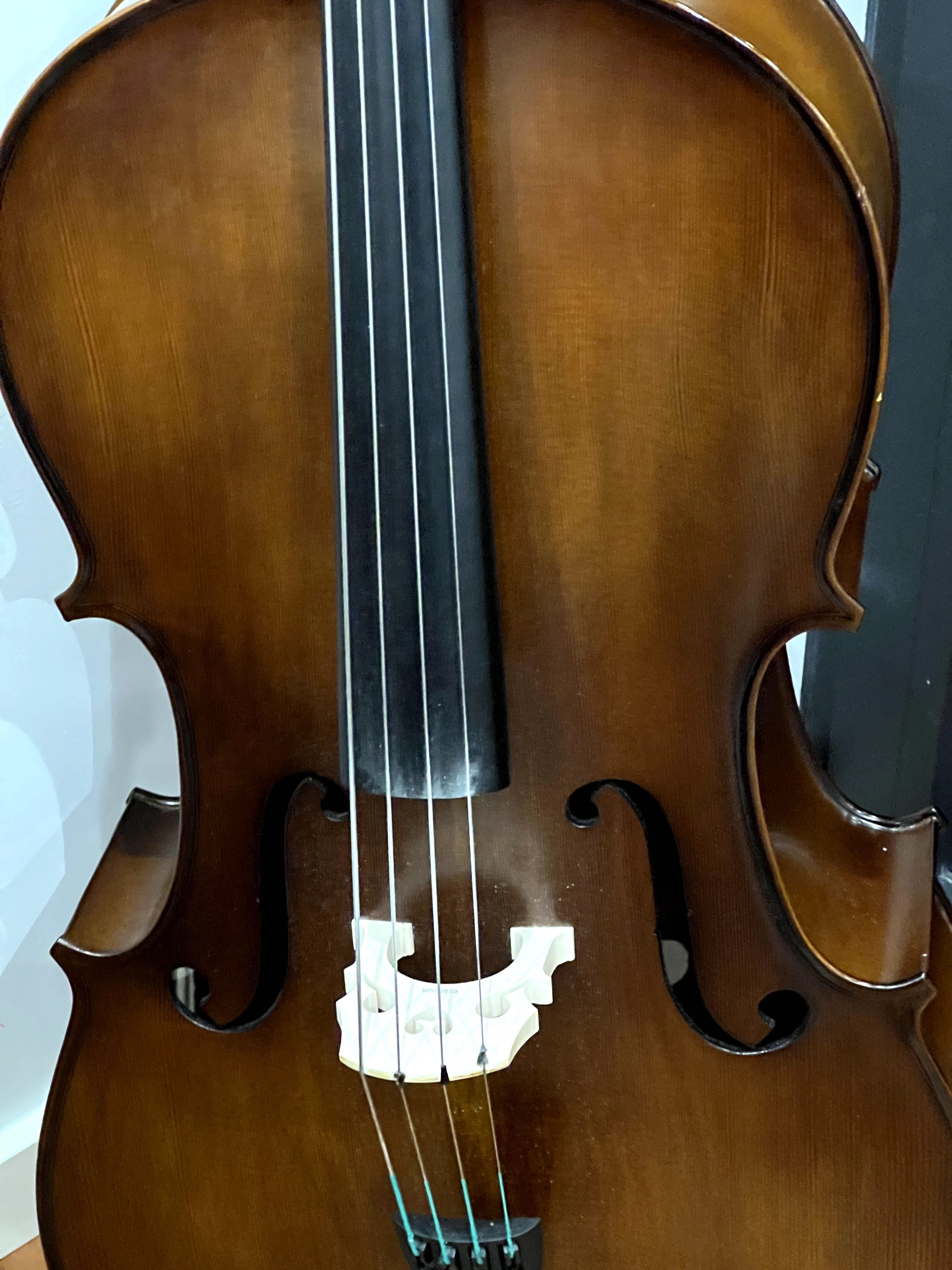 Violoncelo 3/4 student II SH STENTOR com Cordas 
Pirastro Chromcor