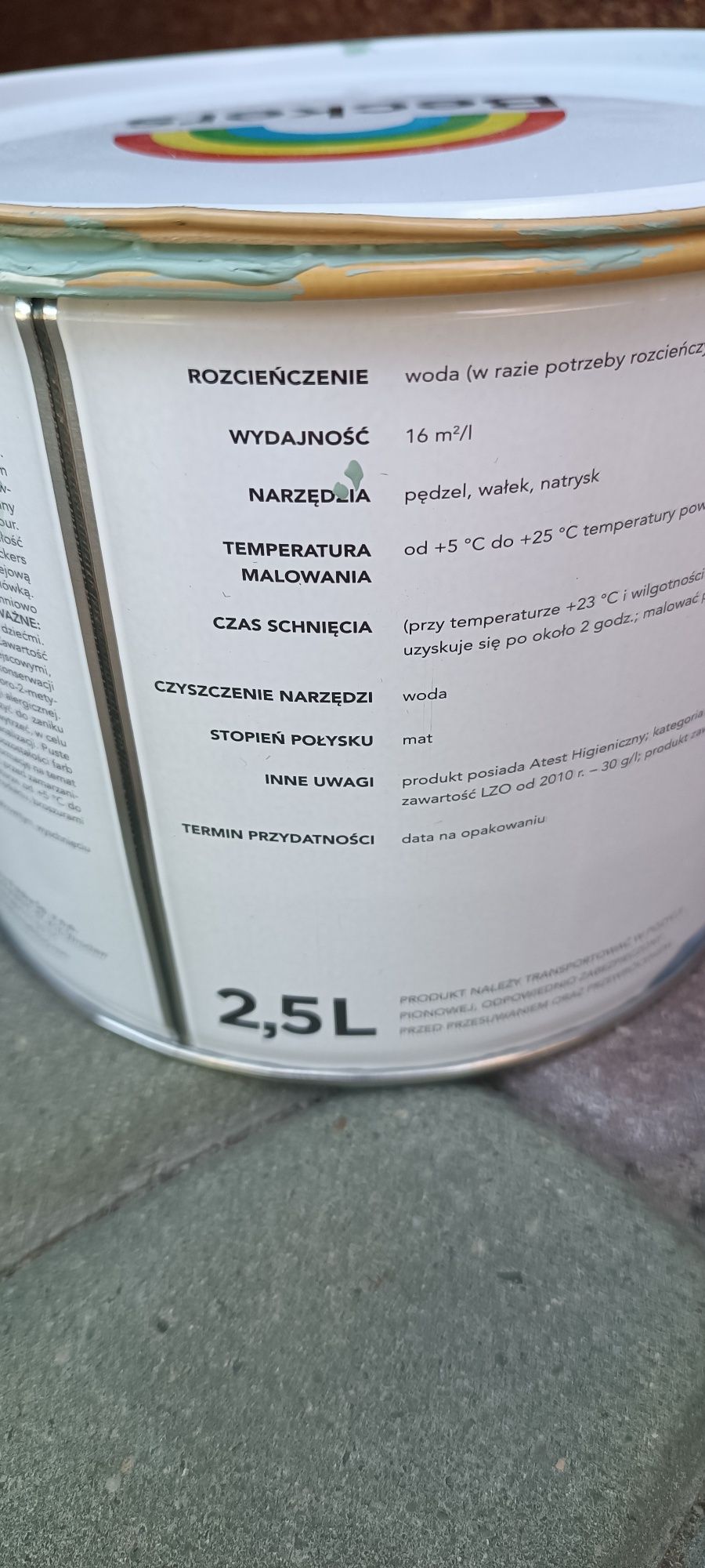 Farba wewnętrzna do domu Becers 2,5l