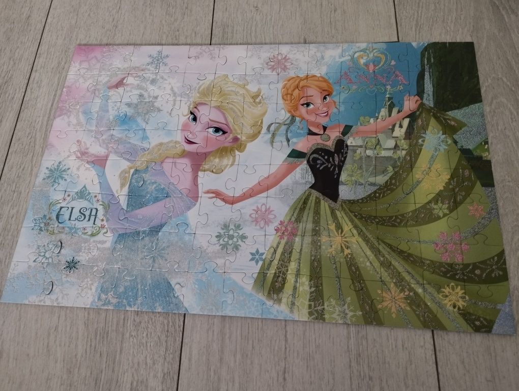 Puzzle Frozen 3 zestawy