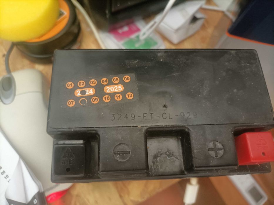 Bateria de gel para moto