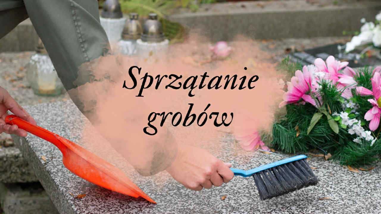 Sprzątanie grobów przed Wszystkimi Świętymi Kalisz,Opatówek,okolice