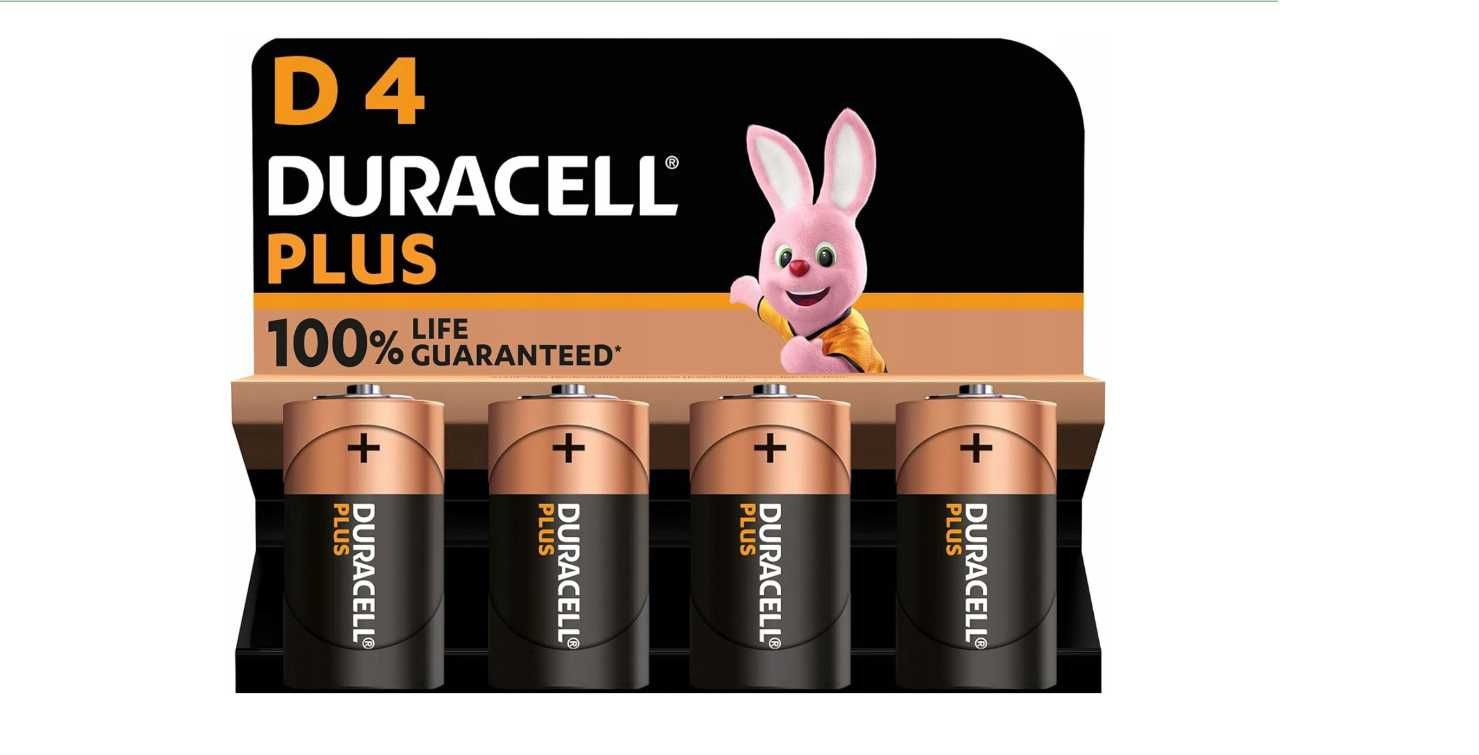 Bateria alkaliczna Duracell D (R20) 4 szt.
