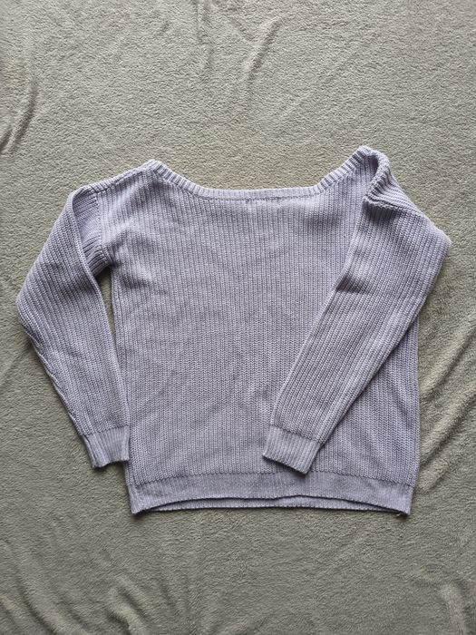 Fioletowy sweter