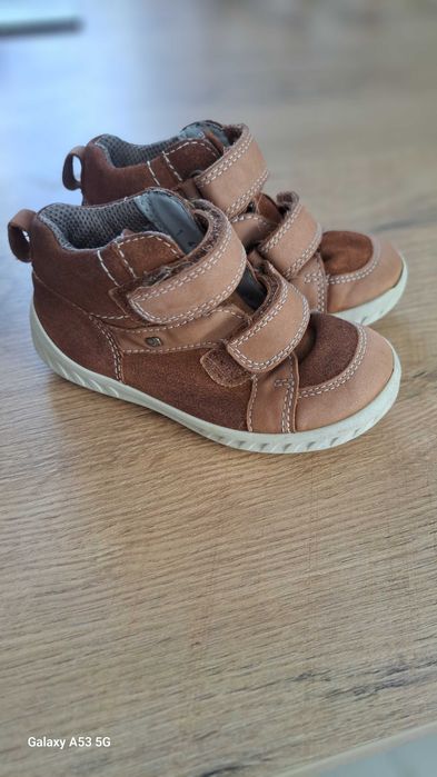 Trzewiki na rzep wiosenne elefanten 23 brązowe