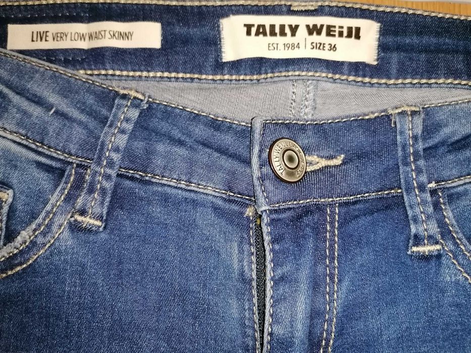 Джинсы Tally Weijl Very low waist skinny Premium denim Размер 36 S