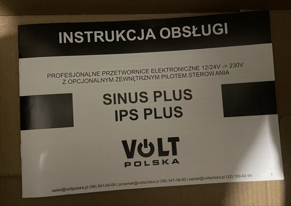 Інвертор Volt Sinus 3000 plus чиста синусоїда