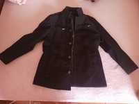 Casaco jaqueta moderno n40 em tecido preto