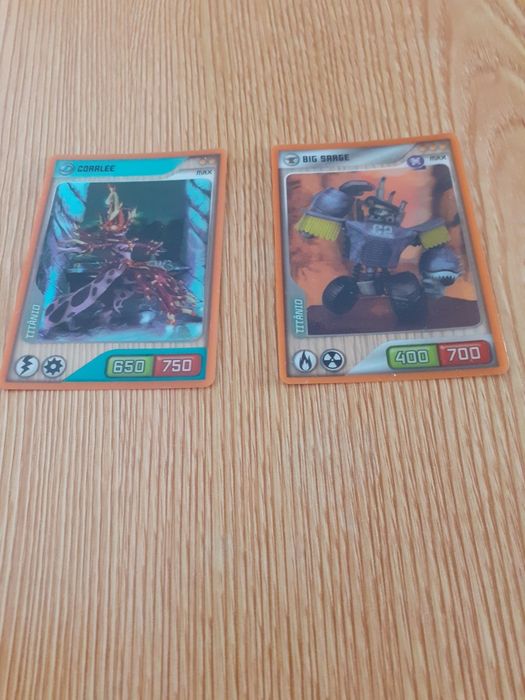 2 Cartas Invizimals TITÂNIO – raras e originais em português